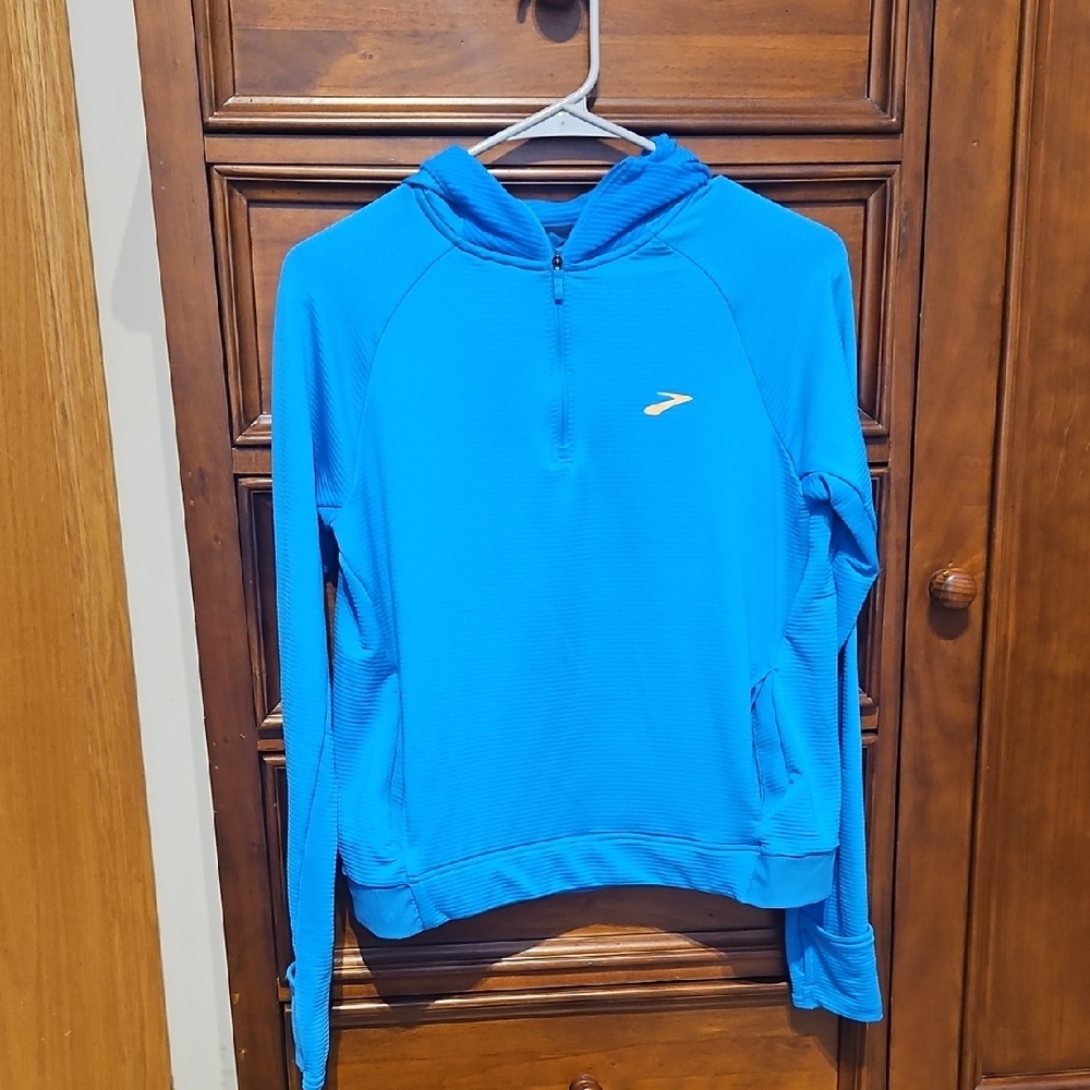 Brooks Electric Blue Quarter-Zip Pullover